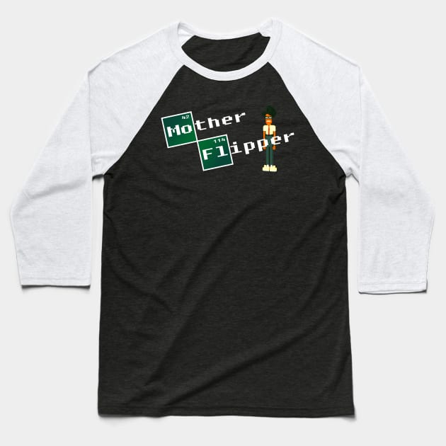 IT Crowd Bad Mother Flipper Baseball T-Shirt by Hackers